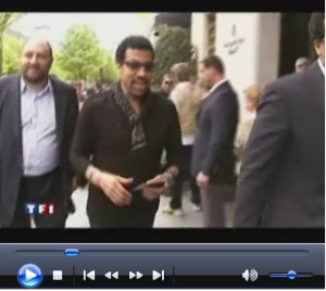 13 avril 2009 : TF1 Journal de 20h : interview de Lionel Richie.